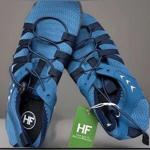 NWT Caspian Adventure Outdoor Barefoot Shoes Podiatrist recommended Blue Men 7.5